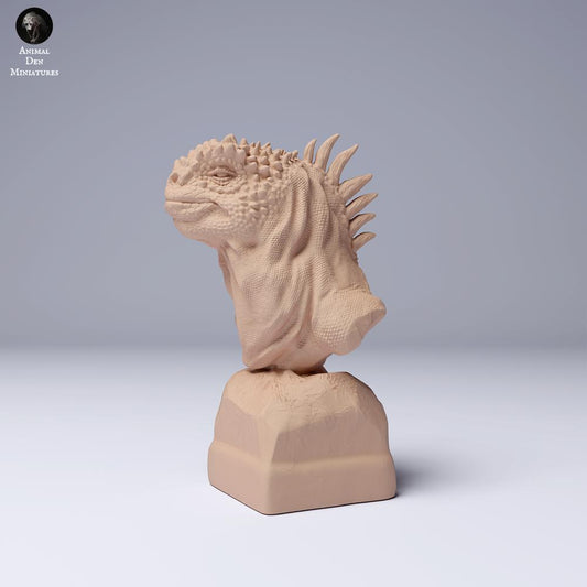 Photo de produit figurine animale Animal Den Miniatures 0 : animal marin, figurine animale : lézard marin - buste (24_08_12)