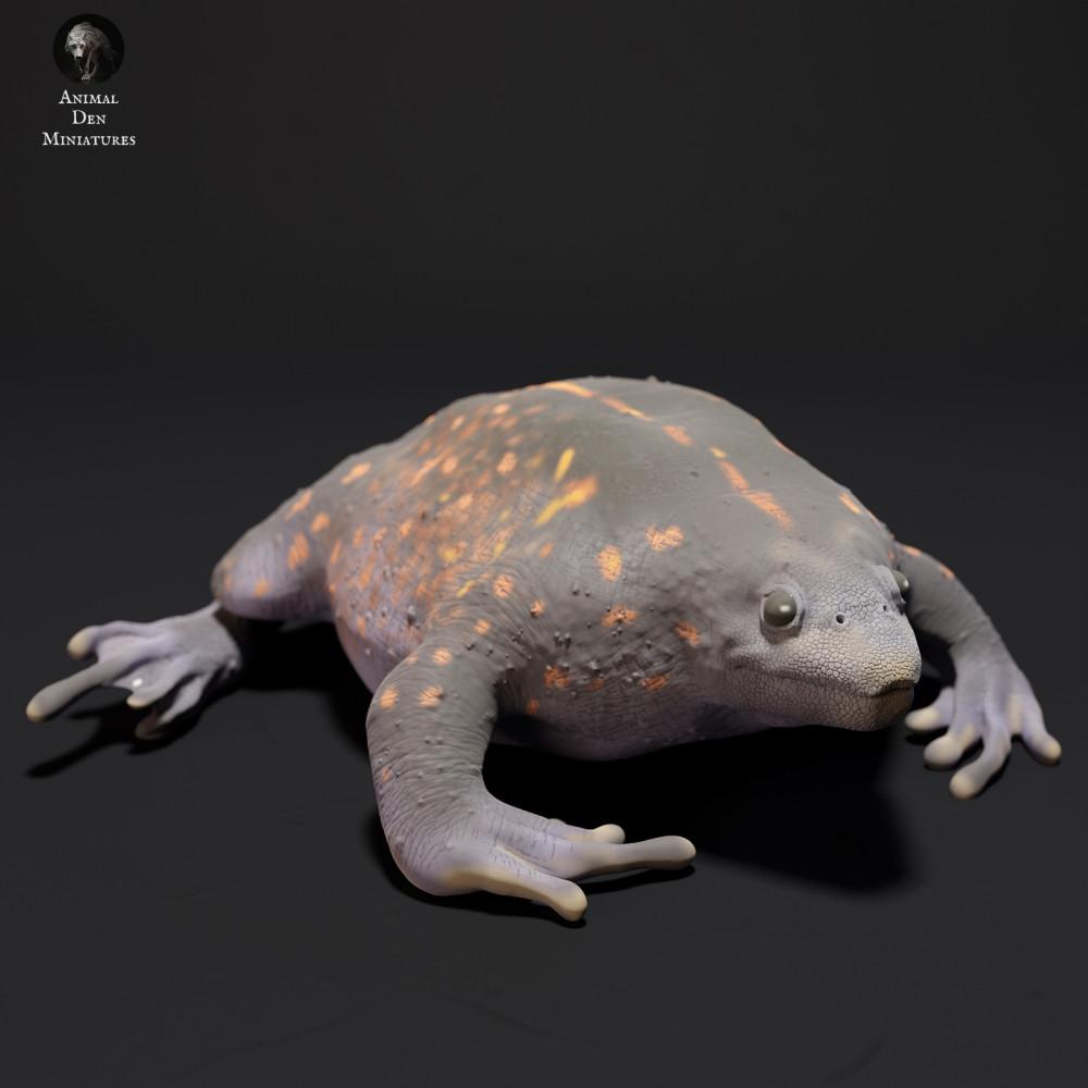 Photo du produit figurine animale Animal Den Miniatures 2 : figurine d’amphibien : crapaud fouisseur mexicain (23_09_17)