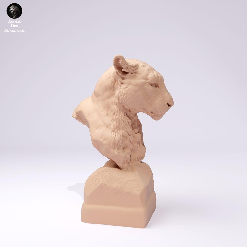 Photo produit 0 : figurine d’animal sauvage : Puma - buste (25_01_10)