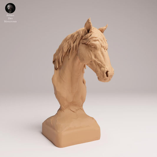 Photo du produit 0 : figurine animalière cheval : Mustang - buste (25_09_01)