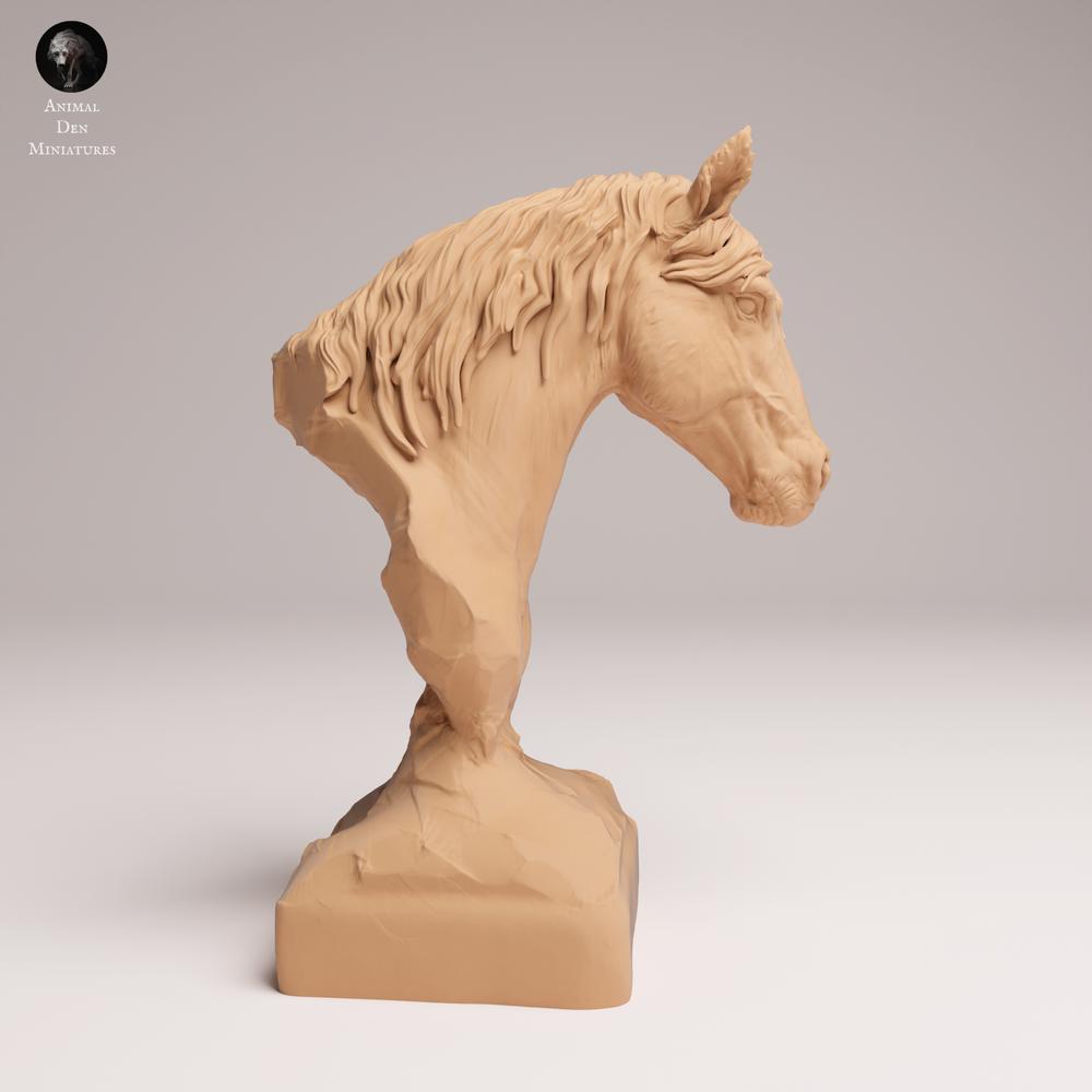 Photo produit 1 : figurine animale cheval : Mustang - buste (25_09_01)