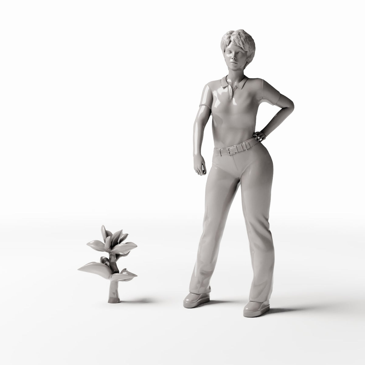 MyPortal Studios set 08, model 539: à côté d’une figurine humaine à l’échelle 1:35