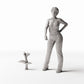 MyPortal Studios set 08, model 540: à côté d’une figurine humaine à l’échelle 1:35
