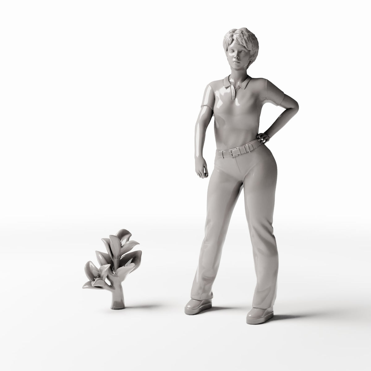 MyPortal Studios set 08, model 541: à côté d’une figurine humaine à l’échelle 1:35