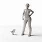 MyPortal Studios set 08, model 542: à côté d’une figurine humaine à l’échelle 1:35