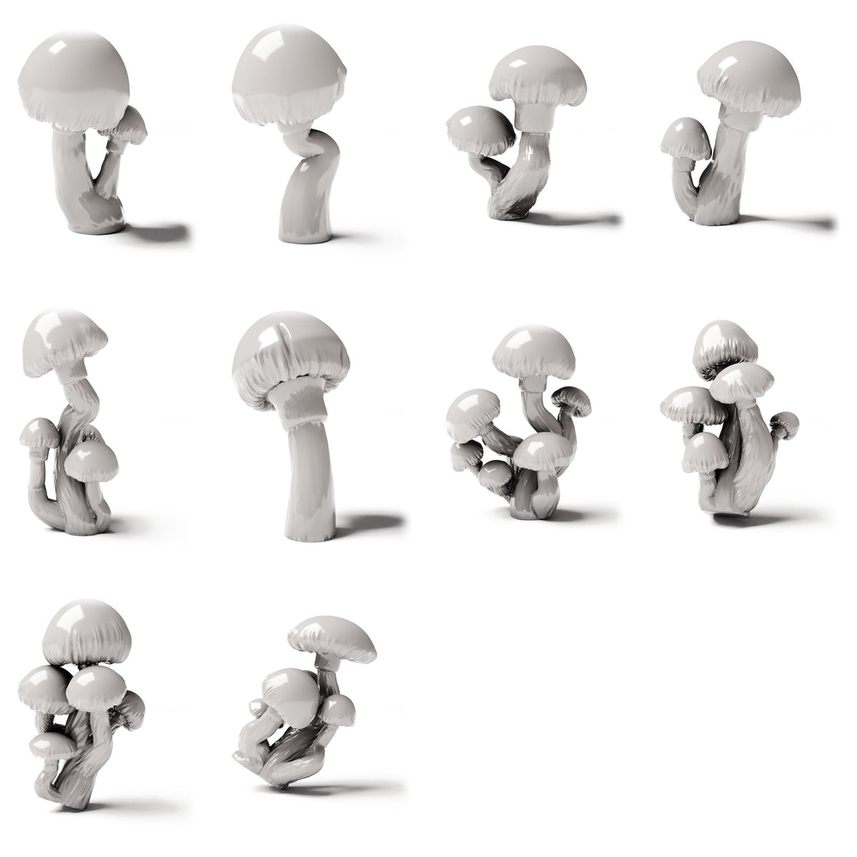 MyPortal Studios set 10: vue d’ensemble du set sur fond blanc