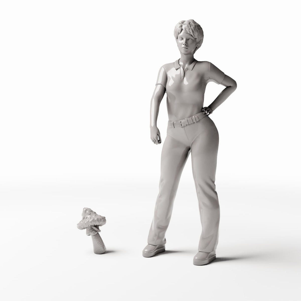MyPortal Studios set 11, model 441: à côté d’une figurine humaine à l’échelle 1:35