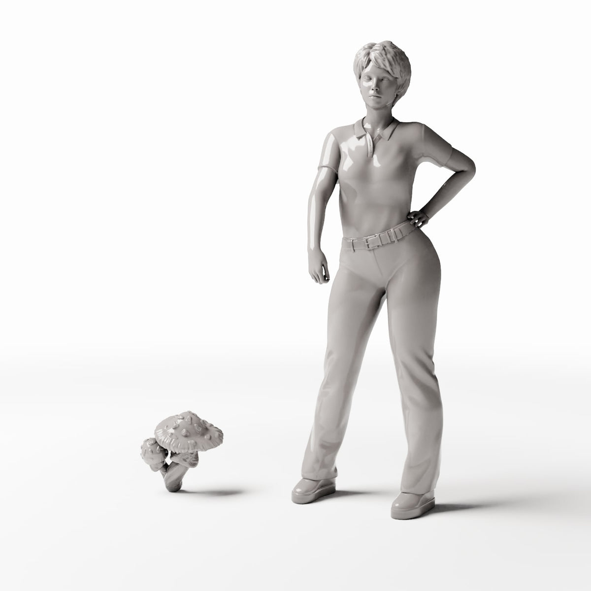 MyPortal Studios set 11, model 443: à côté d’une figurine humaine à l’échelle 1:35