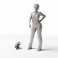 MyPortal Studios set 11, model 445: à côté d’une figurine humaine à l’échelle 1:35
