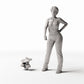 MyPortal Studios set 11, model 449: à côté d’une figurine humaine à l’échelle 1:35