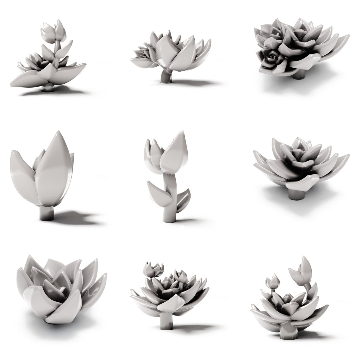 MyPortal Studios set 12: vue d’ensemble du set sur fond blanc