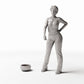 MyPortal Studios set 31, model 102: à côté d’une figurine humaine à l’échelle 1:35