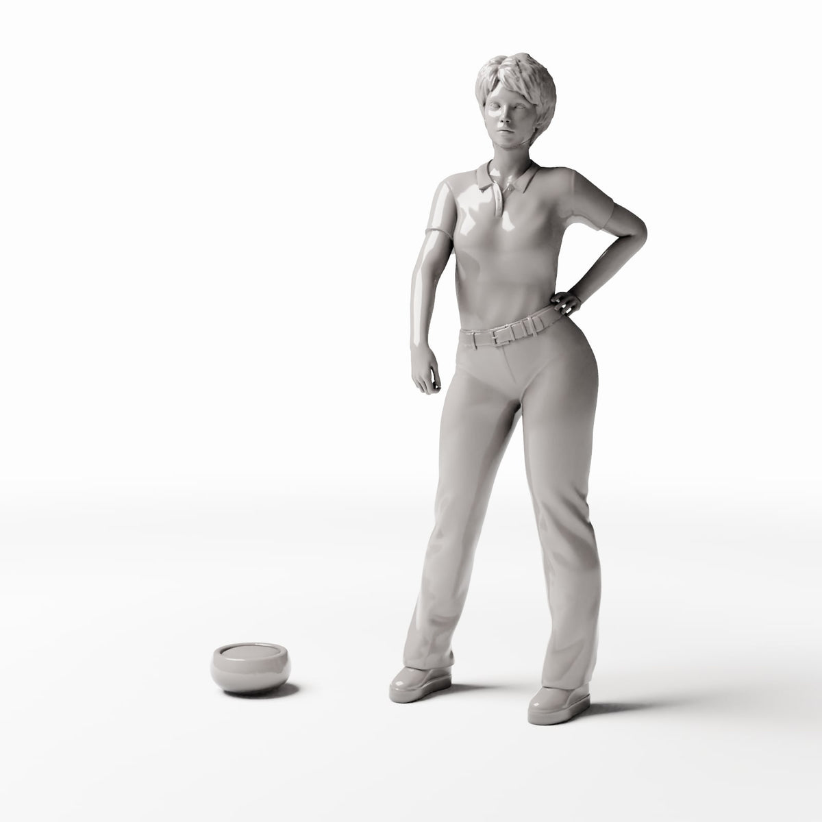 MyPortal Studios set 31, model 103: à côté d’une figurine humaine à l’échelle 1:35