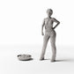 MyPortal Studios set 31, model 104: à côté d’une figurine humaine à l’échelle 1:35