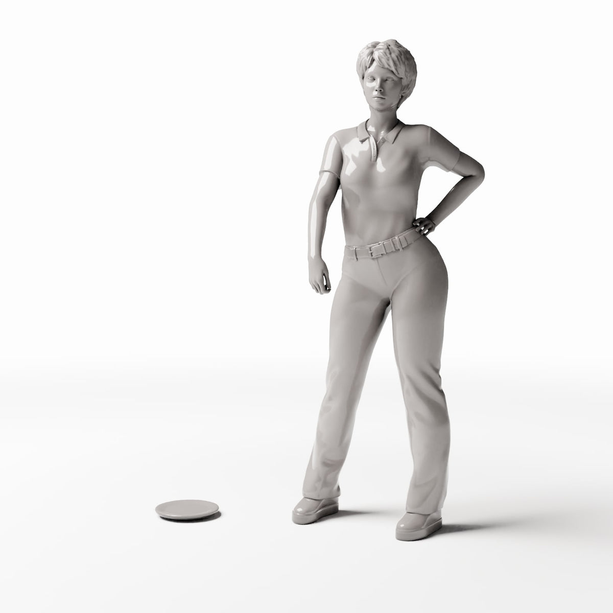 MyPortal Studios set 31, model 107: à côté d’une figurine humaine à l’échelle 1:35