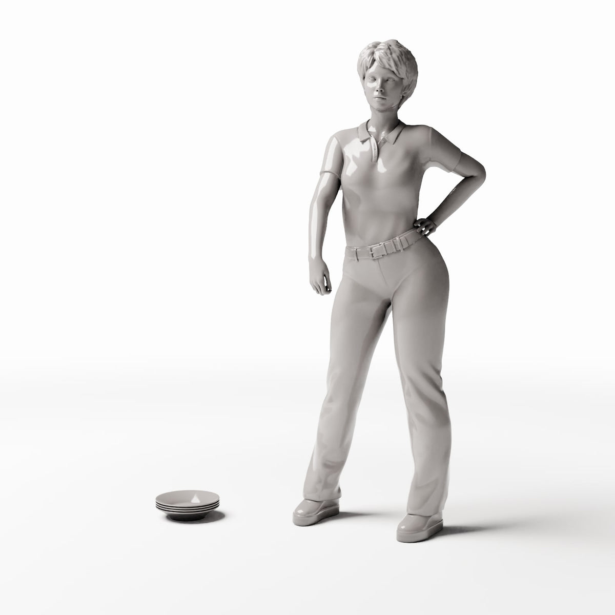 MyPortal Studios set 31, model 110: à côté d’une figurine humaine à l’échelle 1:35