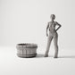 MyPortal Studios set 36, model 230: à côté d’une figurine humaine à l’échelle 1:35