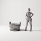 MyPortal Studios set 36, model 231: à côté d’une figurine humaine à l’échelle 1:35