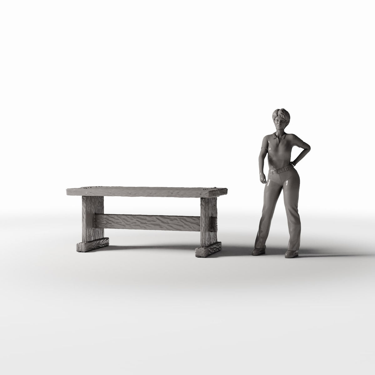 MyPortal Studios set 40, model 1499: à côté d’une figurine humaine à l’échelle 1:35