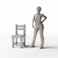 MyPortal Studios set 43, model 1492: à côté d’une figurine humaine à l’échelle 1:35