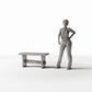 MyPortal Studios set 44, model 1487: à côté d’une figurine humaine à l’échelle 1:35