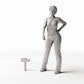 MyPortal Studios set 54, model 1402: à côté d’une figurine humaine à l’échelle 1:35
