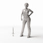 MyPortal Studios set 55, model 1383: à côté d’une figurine humaine à l’échelle 1:35