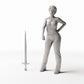 MyPortal Studios set 55, model 1460: à côté d’une figurine humaine à l’échelle 1:35