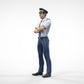 Photo du produit 0 : Pilote en uniforme : Personnel d'avion