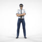 Photo du produit 0 : Pilote en uniforme : Personnel d'avion