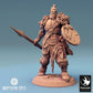 Photo de produit Tabletop 28mm Lord of the Print (LotP) 0 : Miniature Tabletop : Orque Porte-spear avec Bouclier Rond, Orque Lanceur, Orque Guerrier, Guerrier de Tribu, Porte-bouclier (24_04_K2)