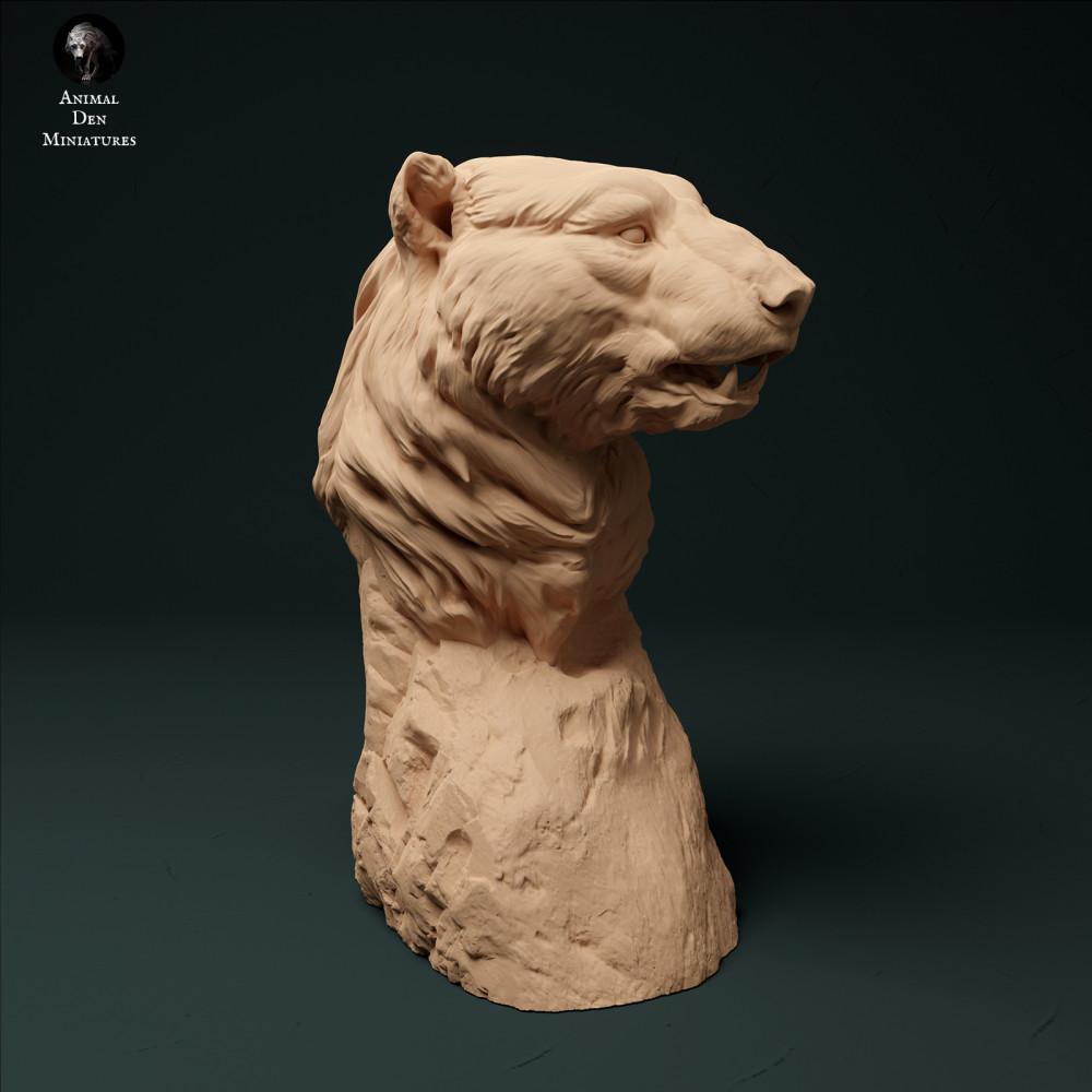 Produktfoto Tierfigur Animal Den Miniatures 0: Arktis Tierfigur: Eisbär - Büste (23_12_09)