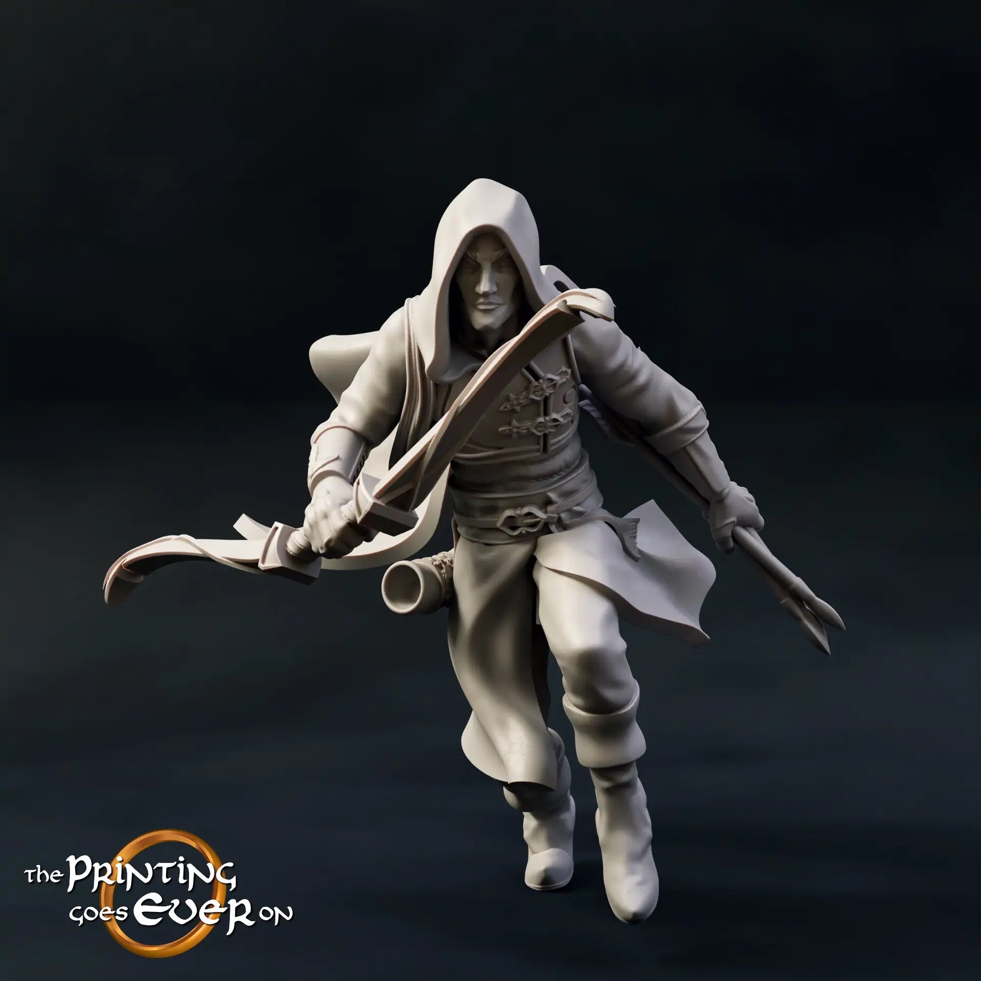 Photo de produit Tabletop 28mm The Printing Goes Ever On (TPGEO) 0 : Elfes des forêts : Courageux guerriers avec lance, épée et arc