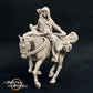 Photo de produit figurine historique médiévale échelle 75mm The Printing Goes Ever On (TPGEO) 0 : Figurines de chevaliers médiévaux Ranger cavalier arc - modèles 75mm - rangers du Nord