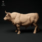 Photo du produit figurine animale Animal Den Miniatures 0 : figurine animale de ferme : taureau Red Devon (24_01_62)