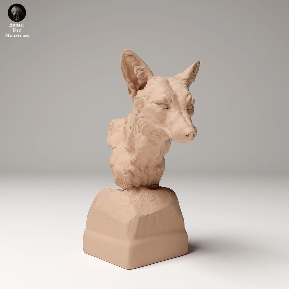 Photo produit 1 : figurine d’animal sauvage : renard roux - buste (24_09_13)