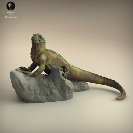Photo produit figurine animale Animal Den Miniatures 0 : figurine animale marine : iguane marin (22_03_03)