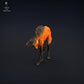 Photo du produit figurine animale Animal Den Miniatures 2 : figurine d’animal sauvage : loup à crinière (22_01_01)