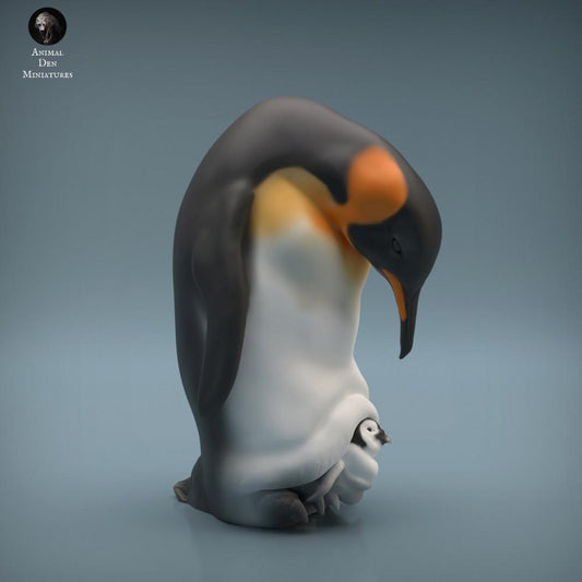 Photo du produit figurine animale Animal Den Miniatures 0 : Figurine animale polaire : Manchot empereur (22_04_01)