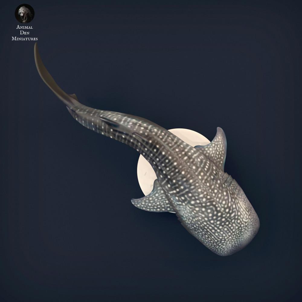 Photo produit figurine animale Animal Den Miniatures 2 : animal marin, figurine animale : requin-baleine (22_02_01)