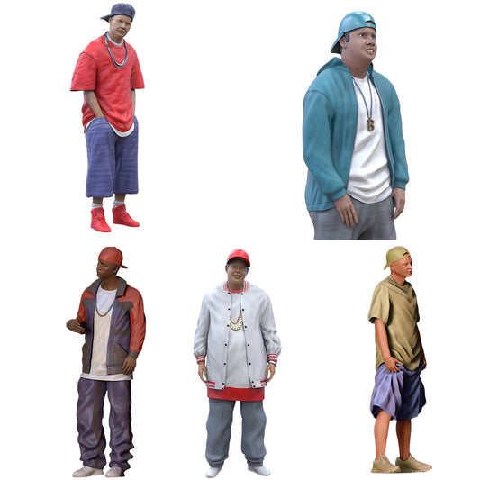 Produktfoto  0: Ganster Rapper: HipHop Homies Set