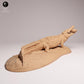 Produktfoto Tabletop 28mm Lord of the Print (LotP) 1: Reptilien Tierfigur: Leistenkrokodil - fressend (26_05_05)
