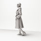 Diorama modélisme photo de produit 1 : Figurine de diorama historique : Mère avec enfant sur le quai (années 1920-1930) (sc05)
