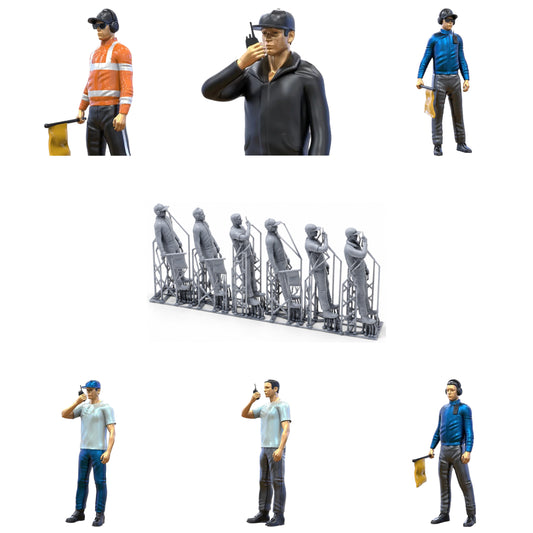 Photo de produit Diorama et modélisme Figurine miniature : Set de signaleurs, 6 figurines