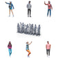 Photo du produit Diorama et modélisme Figurine miniature : Ensemble de Sprayer Gang, 6 figurines