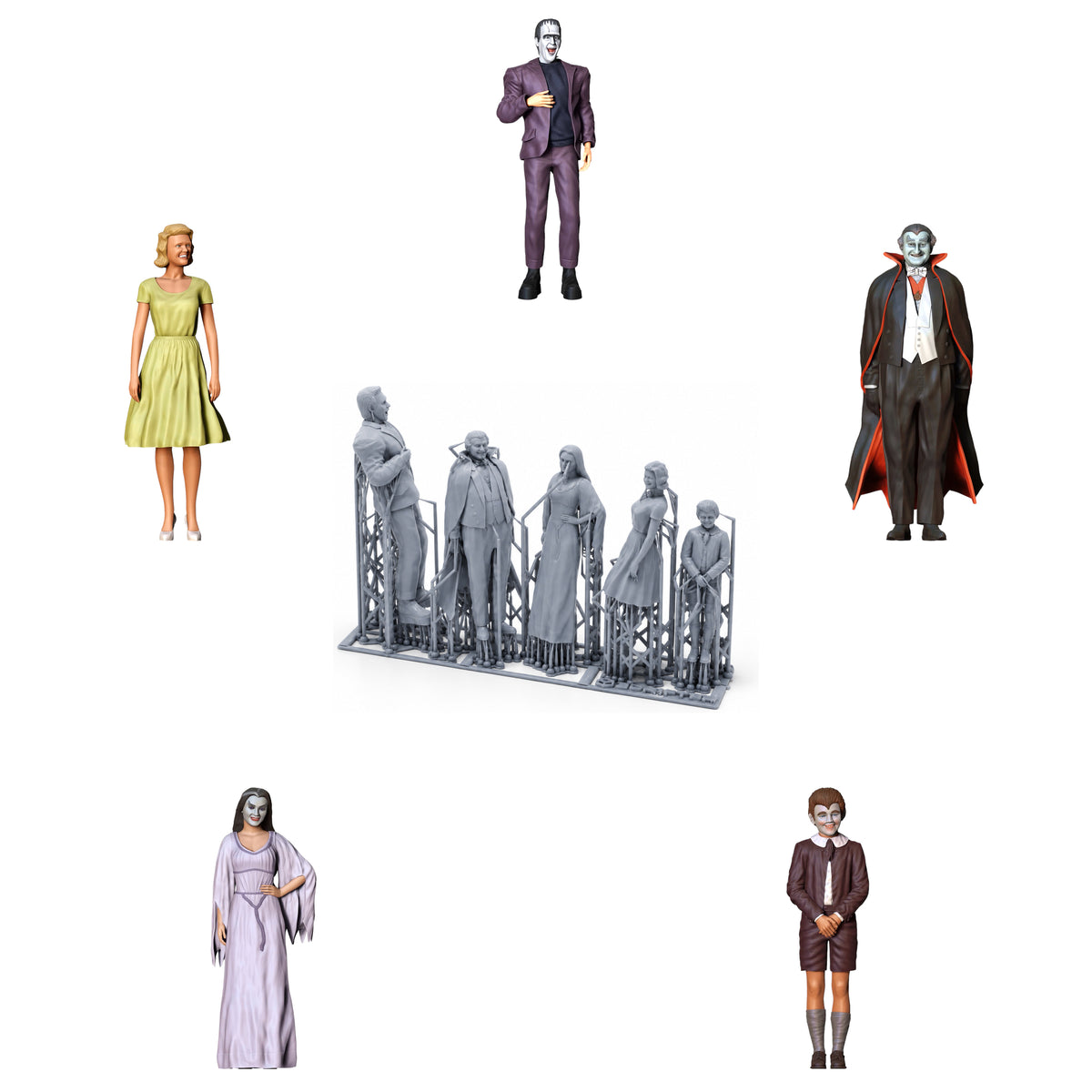Photo du produit 0 : Ensemble de monstres de la famille Dracula