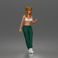 Diorama Modellbau Produktfoto 0: Stehende Figur: Frau im schulterfreien Badeanzug (a198)