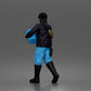 Photo produit de modélisme pour diorama 5 : figurine debout : soigneur animalier avec seau de nourriture ouvert (a191)