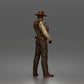 Diorama Modellbau Produktfoto 5: Stehende Figur: Sheriff mit Westernhut, Stiefeln & Ausrüstungsgürtel (a205)