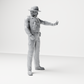 Diorama Modellbau Produktfoto 6: Stehende Figur: Sheriff mit Westernhut, Stiefeln & Ausrüstungsgürtel (a205)